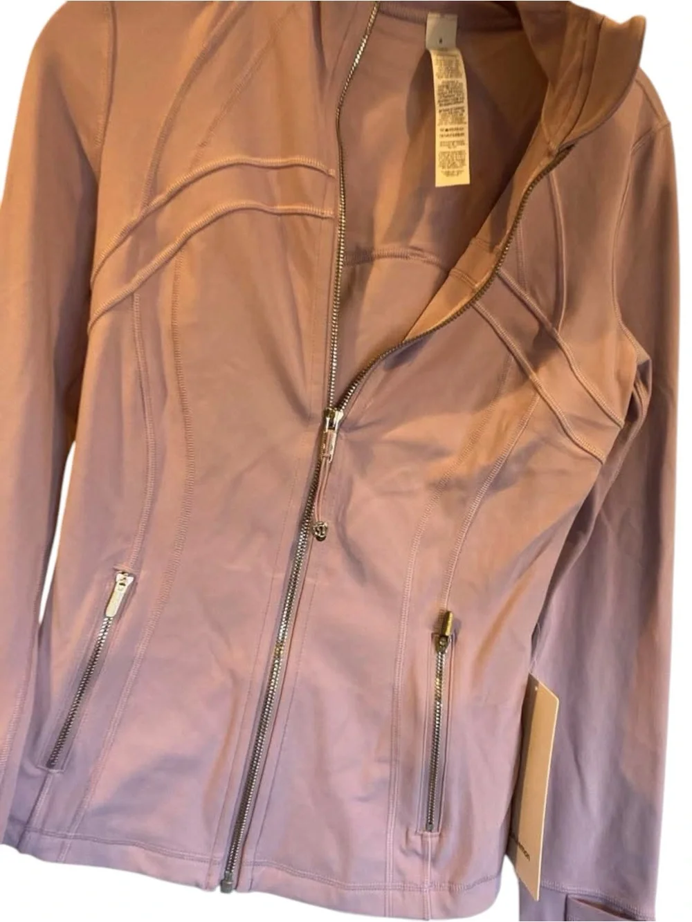 NWT Lululemon Define Jacket Nulu LAVENDER PLAY/MIRRORED Size: 6
